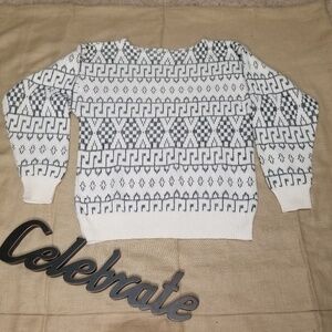 Vintage 80s Bramble Lane Bateau Sweater Pull over